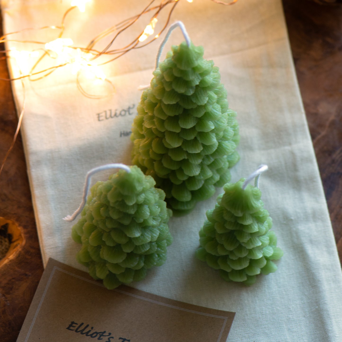 The Christmas Forest (Green) Beeswax Candles