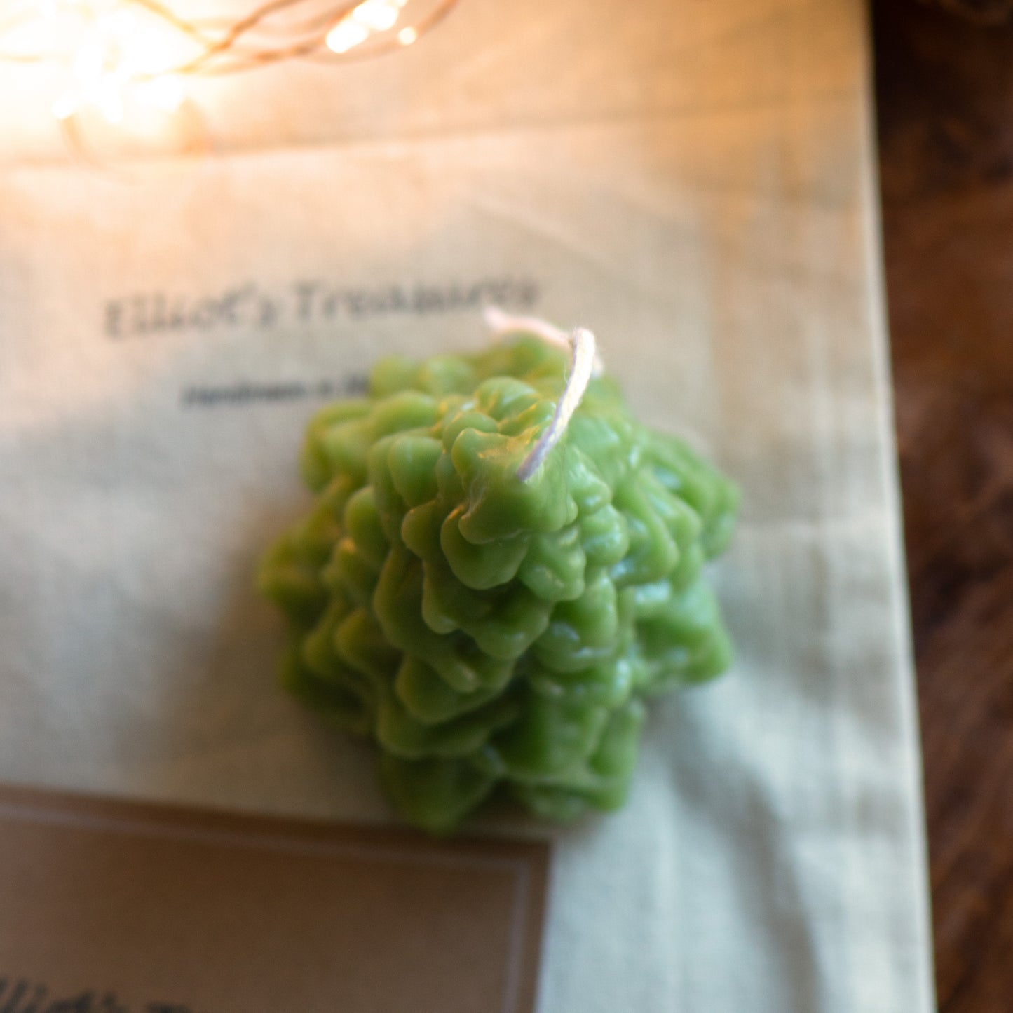 Christmas Tree (Green) Beeswax Candle