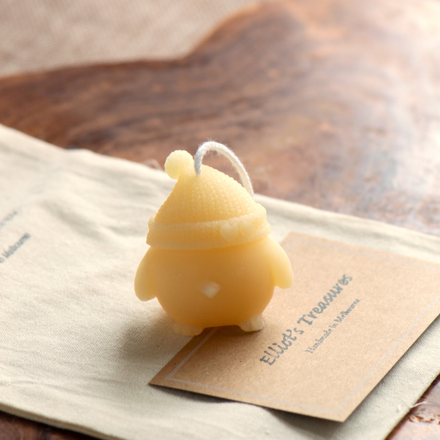 Baby Chick Beeswax Candle