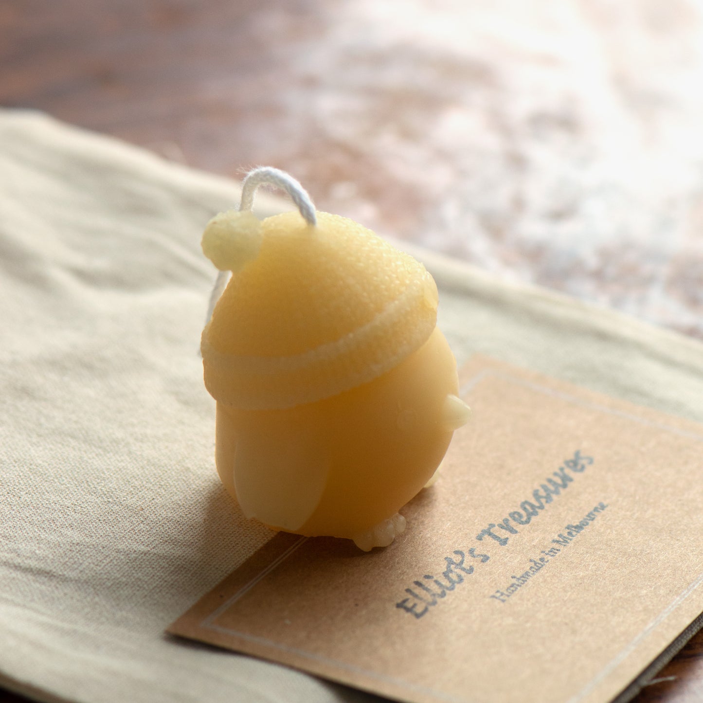 Baby Chick Beeswax Candle