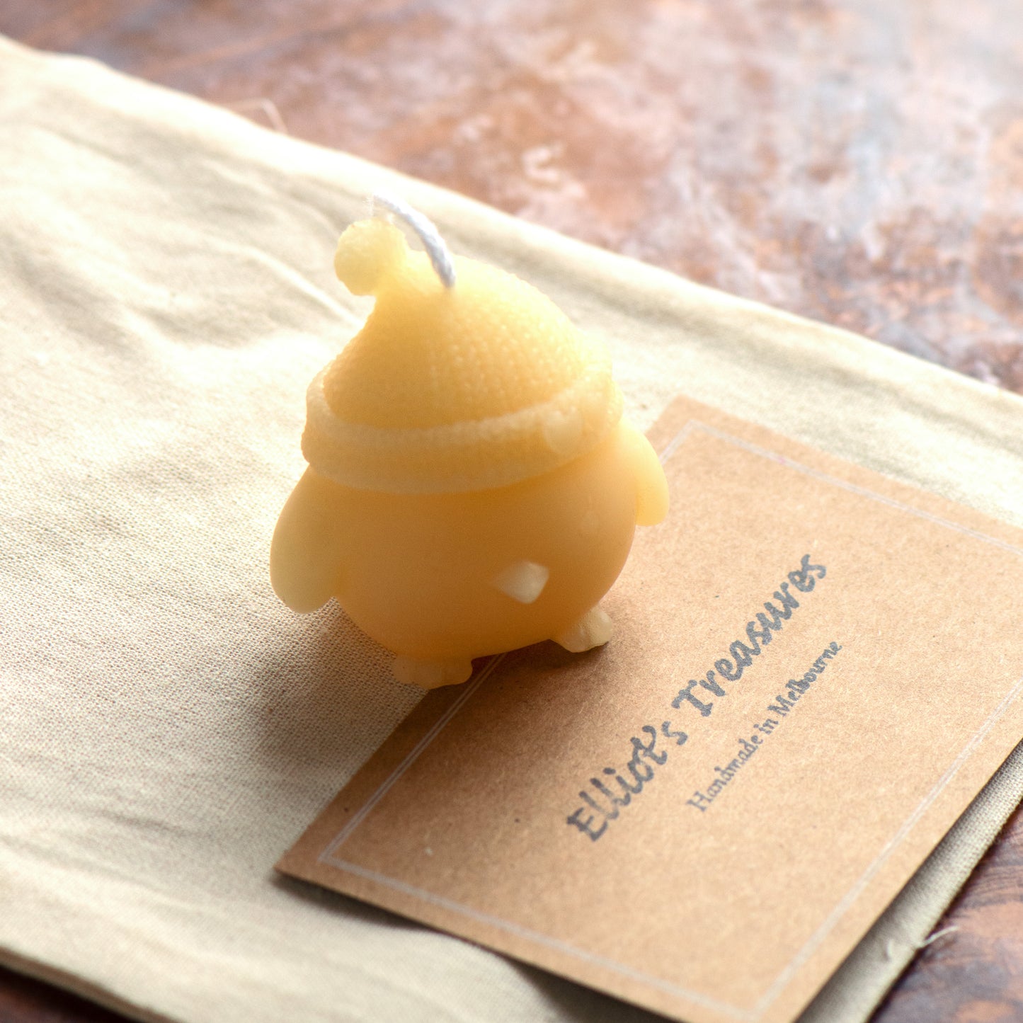 Baby Chick Beeswax Candle