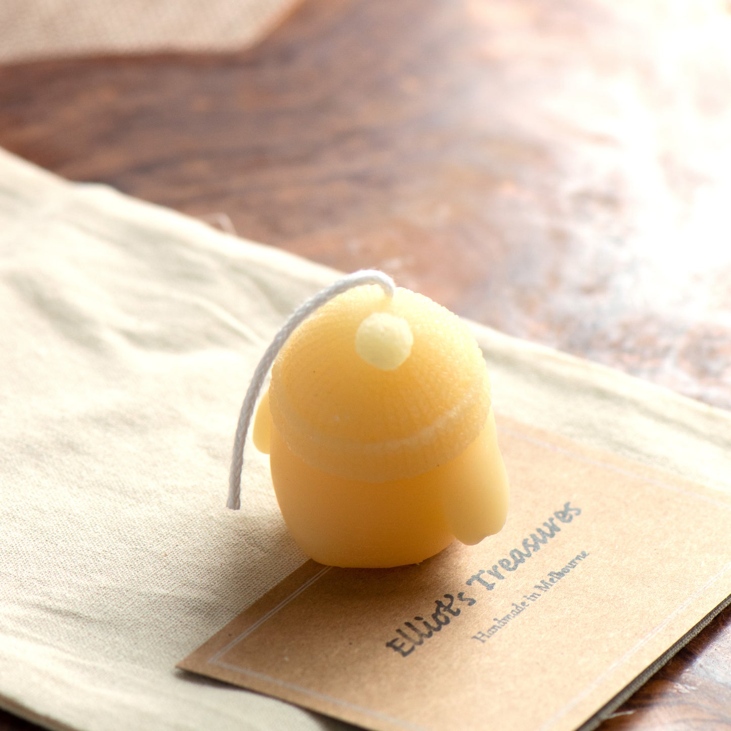 Baby Chick Beeswax Candle