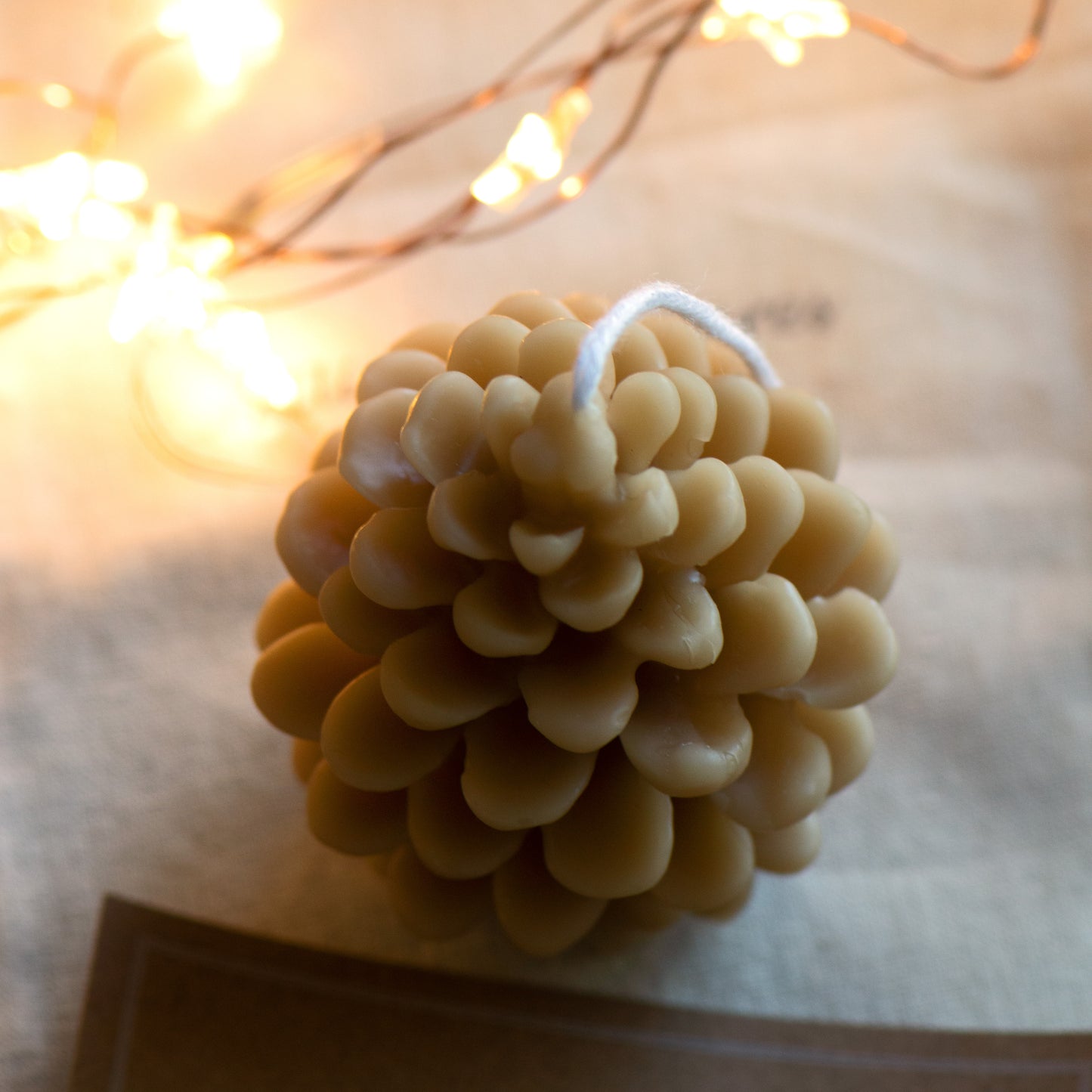 Limited Edition Pinecone (Brown) Beeswax Candle