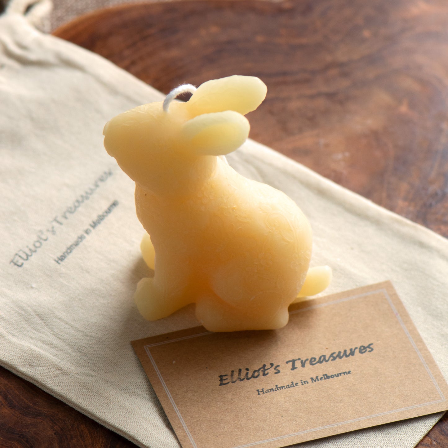 Easter Bunny Beeswax Candle