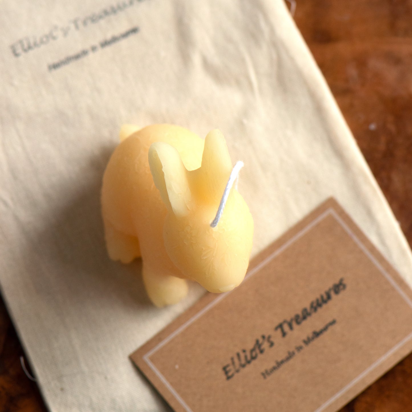 Easter Bunny Beeswax Candle