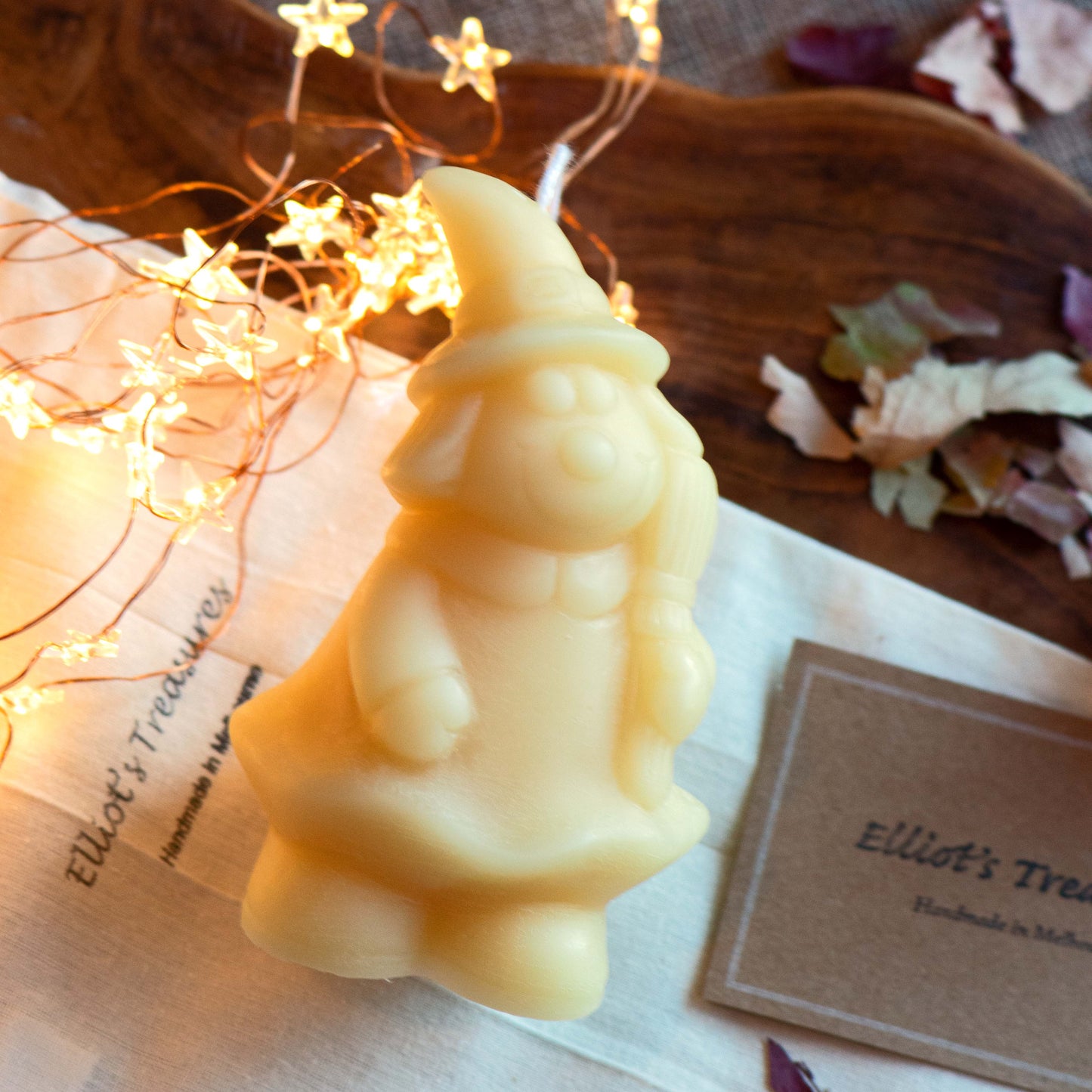 Happy Witch - Pure Beeswax Candle