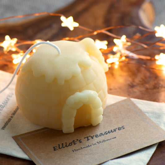 Igloo Beeswax Candle