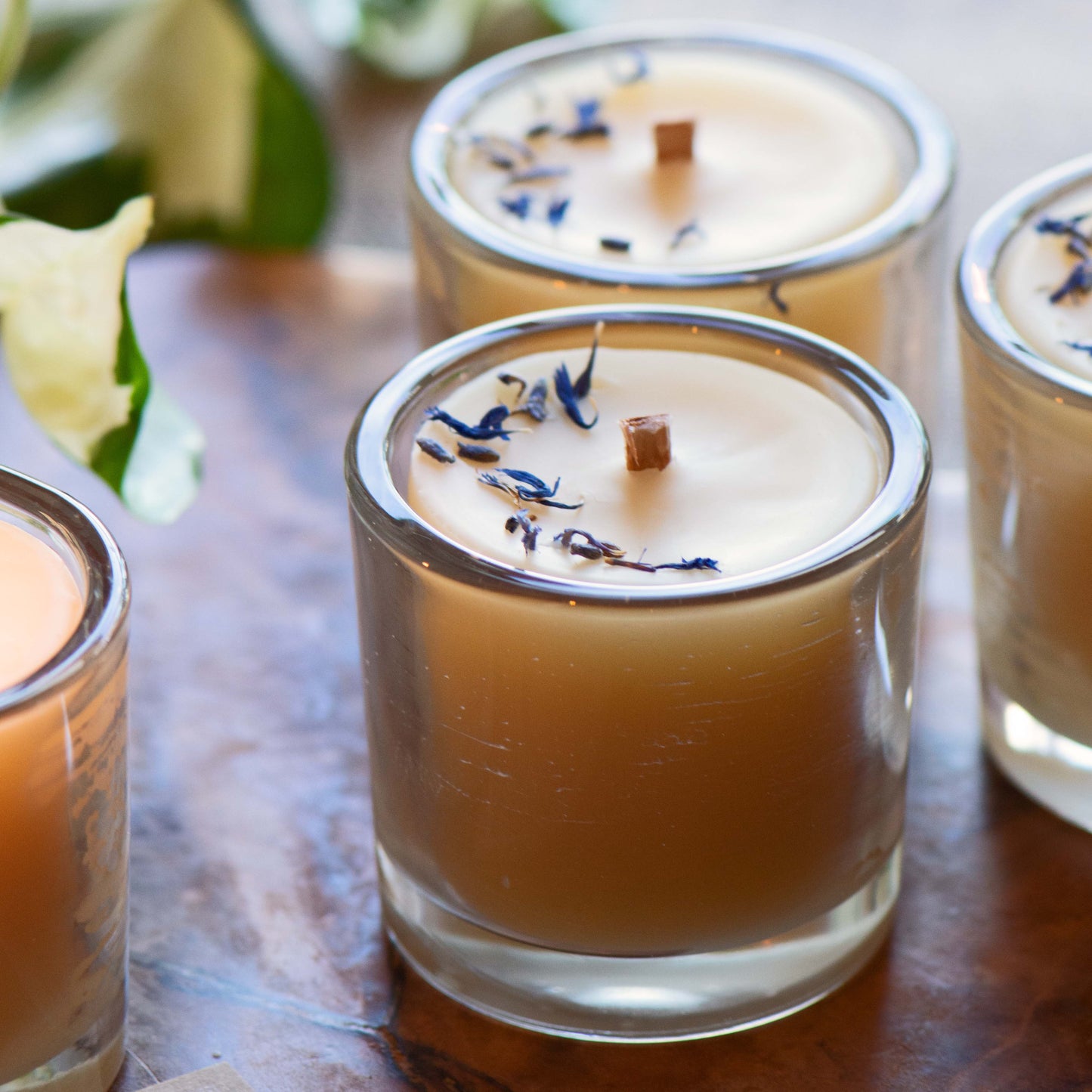 Lavender Scented Pot Beeswax Candle