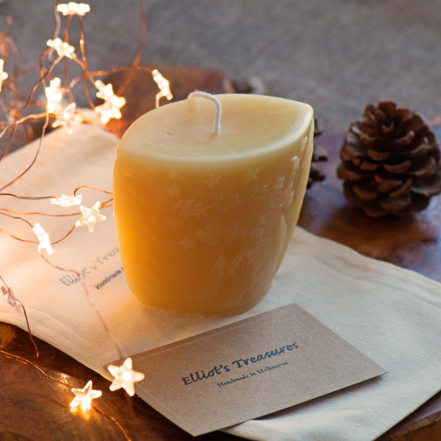 Night Before Christmas - Pure Beeswax Candle