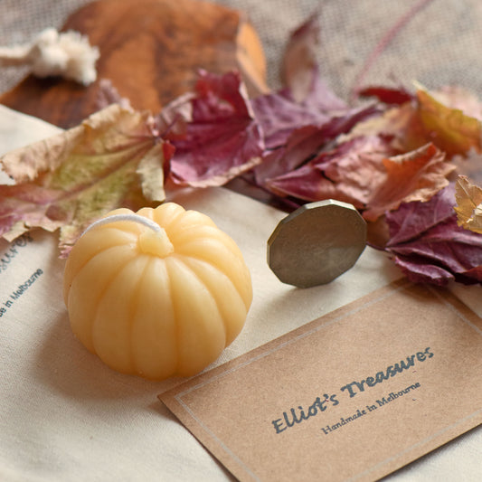 Pumpkin Beeswax Candle