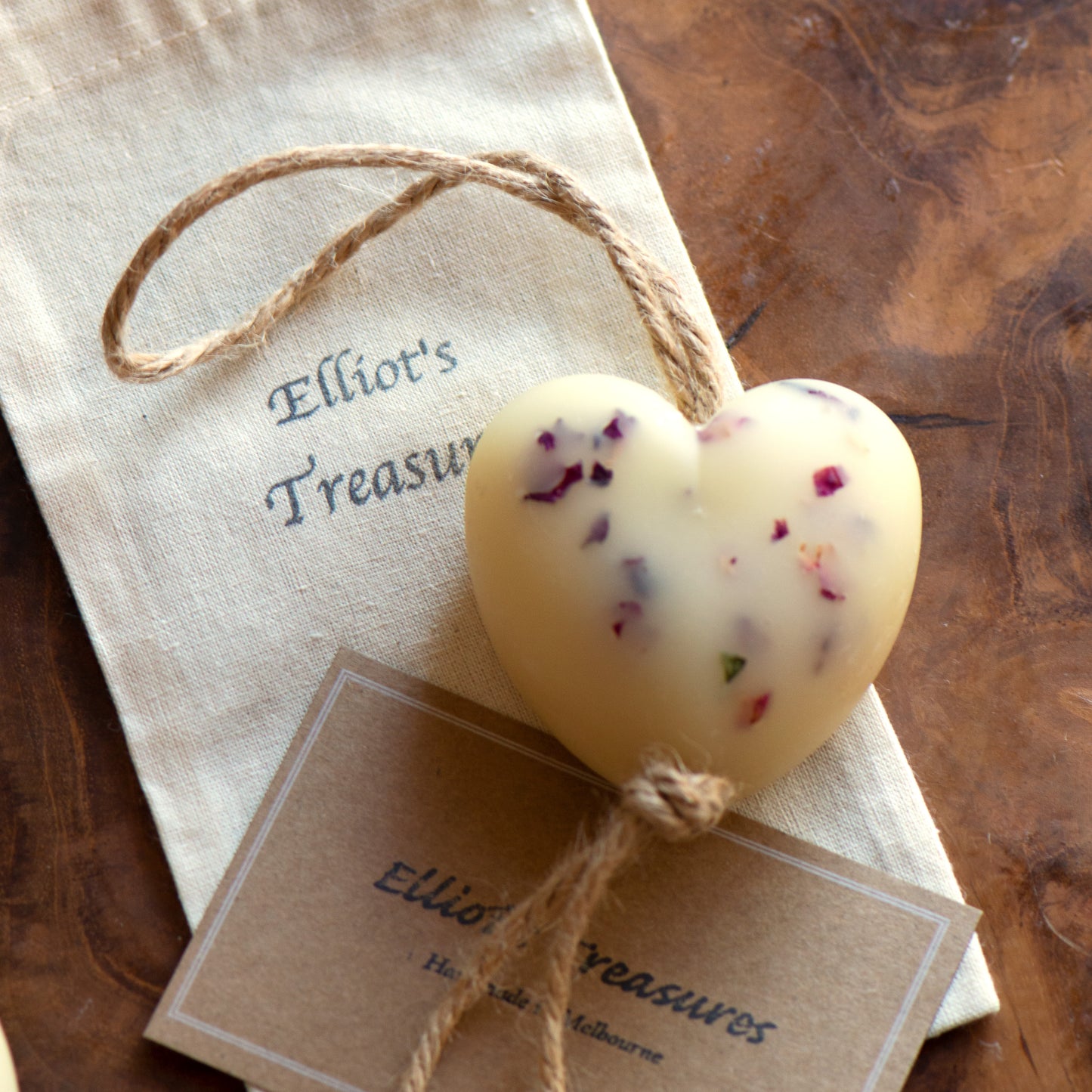 Rose Chunky Heart