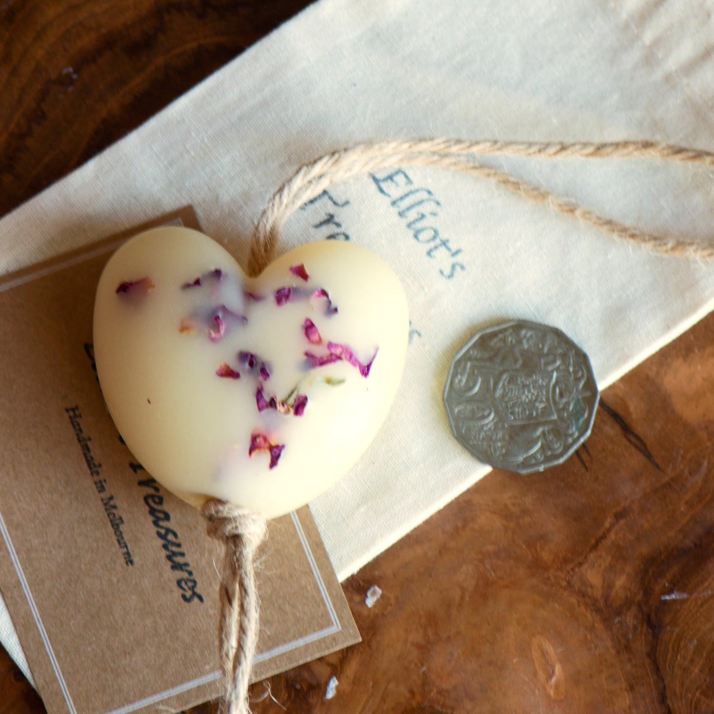 Rose Chunky Heart
