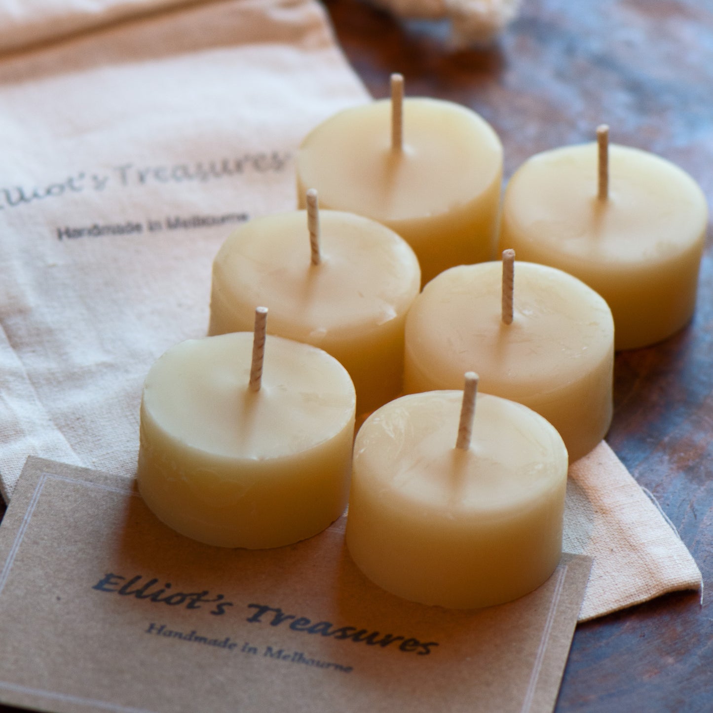 Standard Beeswax Tealight Refills