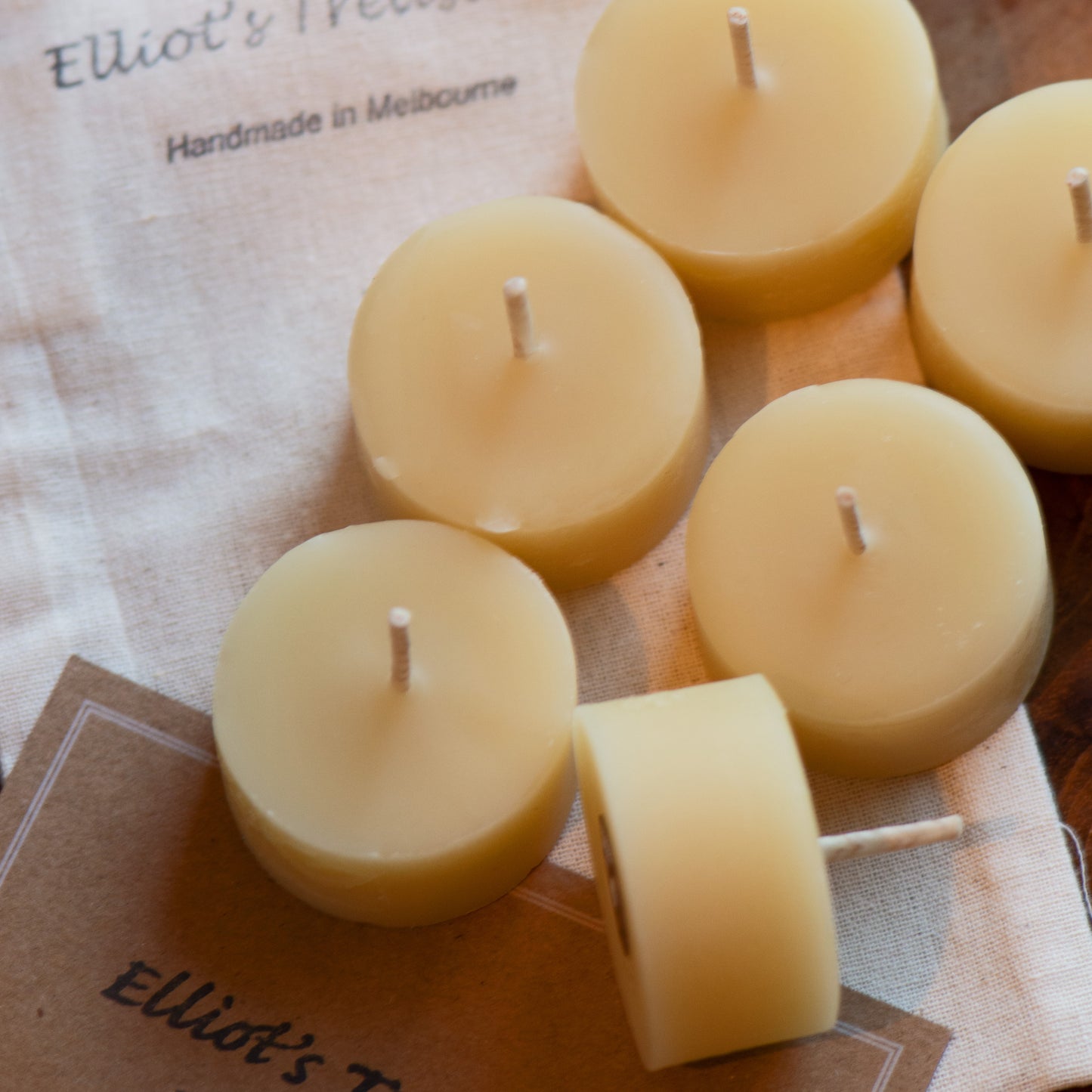 Standard Beeswax Tealight Refills