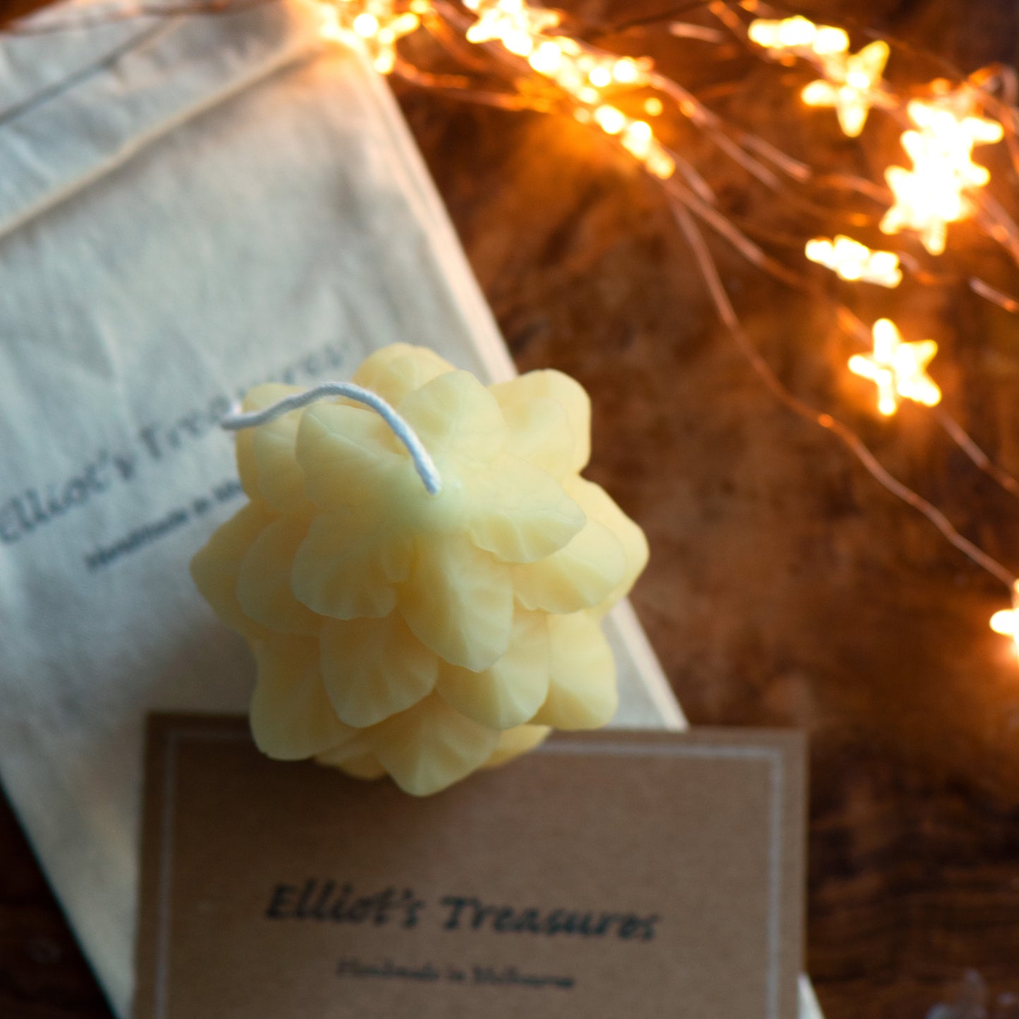 Tree in a Bag - Beeswax Candle