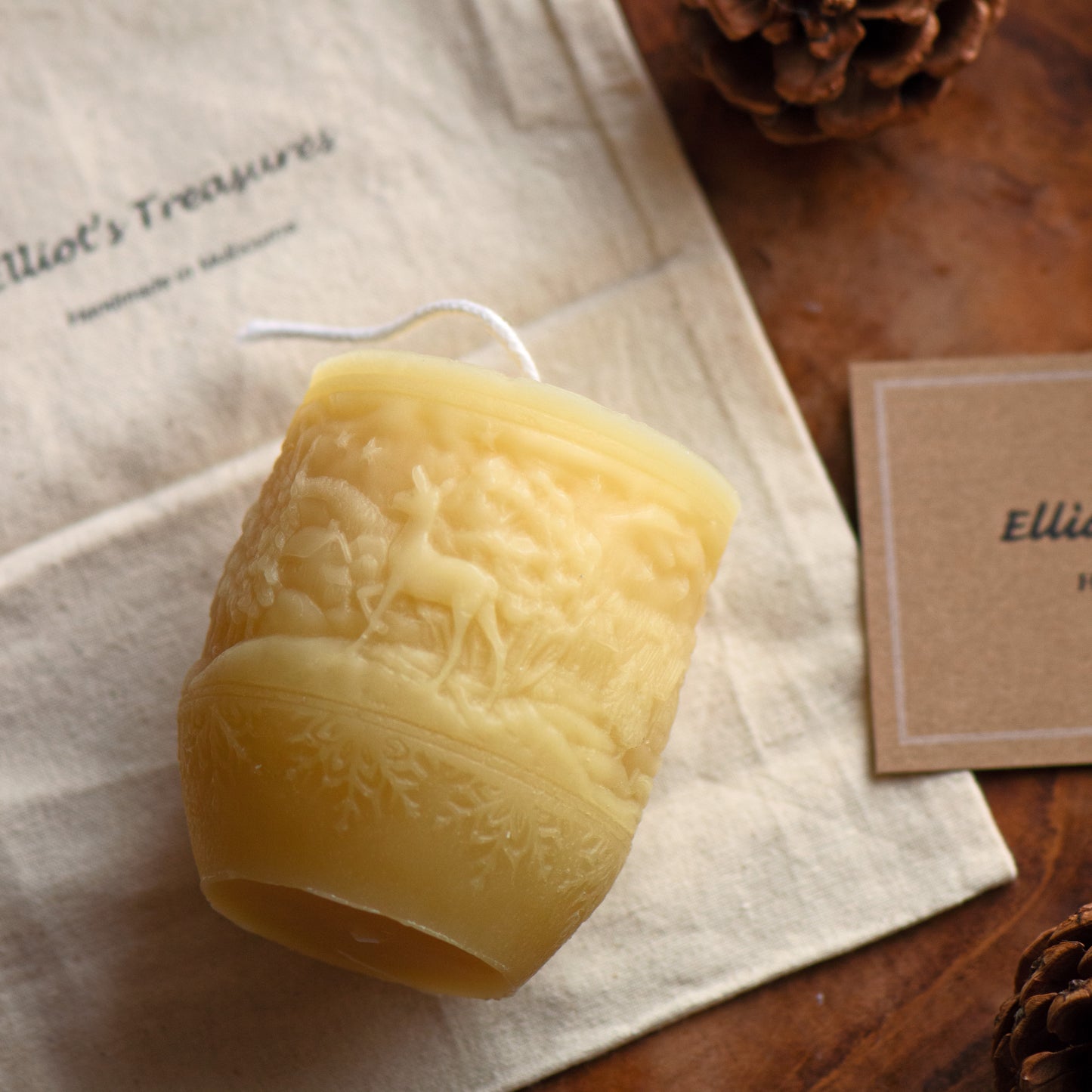 Winter Village - Pure Beeswax Candle