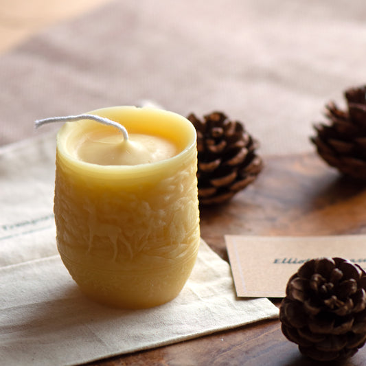 Winter Village - Pure Beeswax Candle