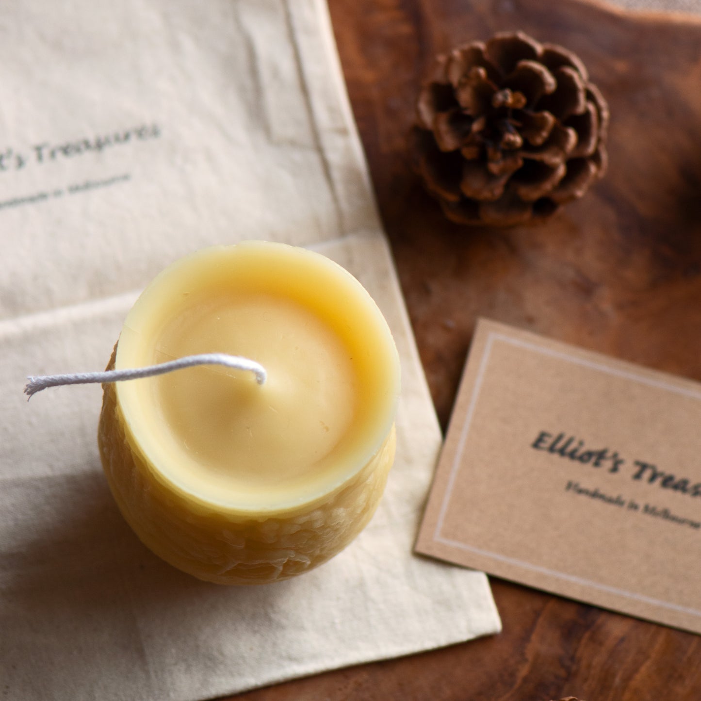 Winter Village - Pure Beeswax Candle