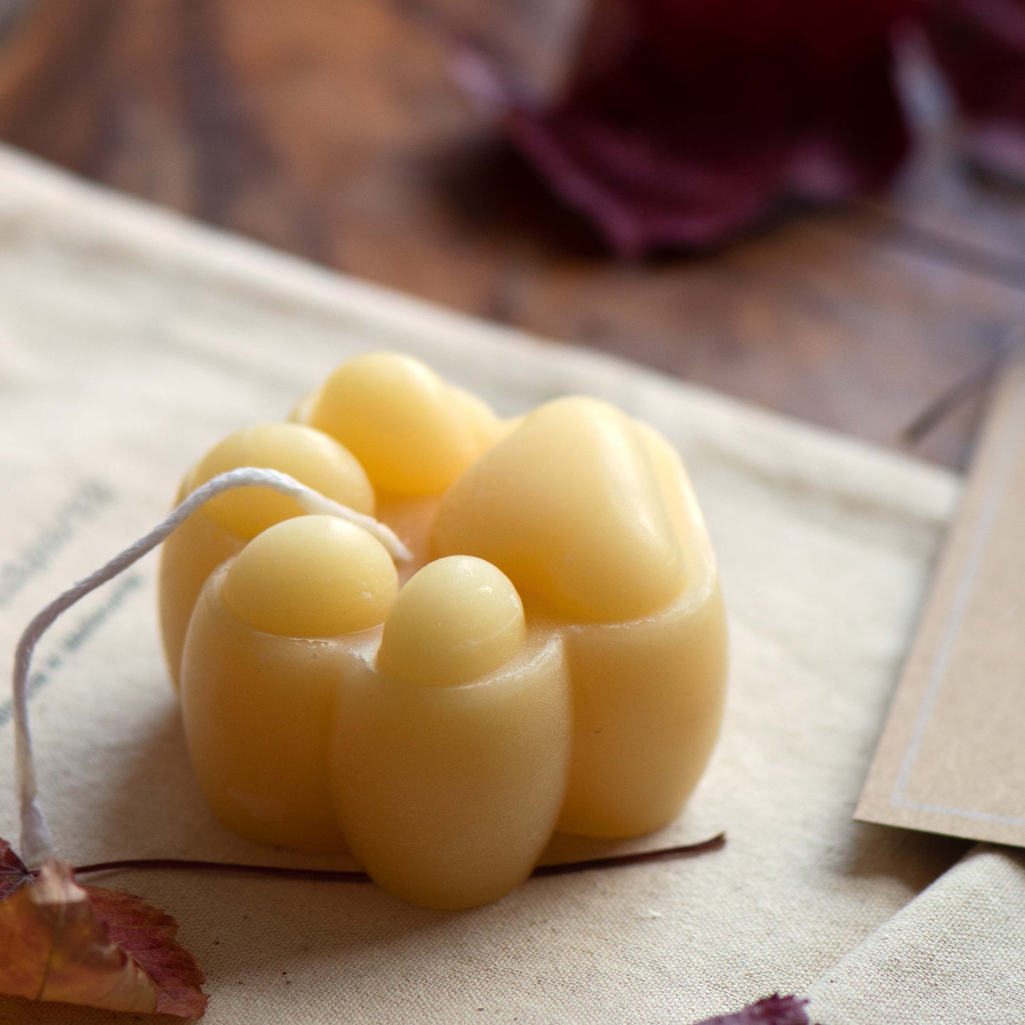 Animal Paw Beeswax Candle