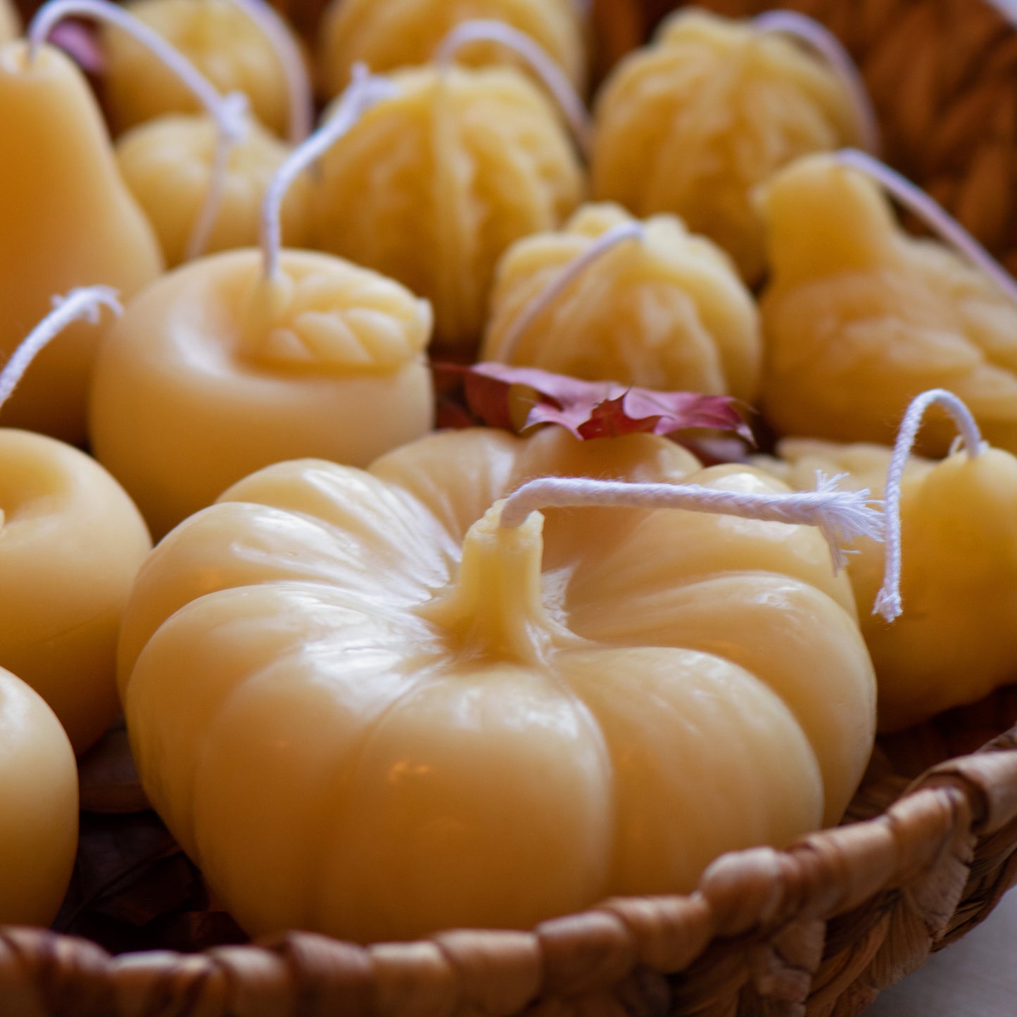 Cinderella Pumpkin - Pure Beeswax Candle