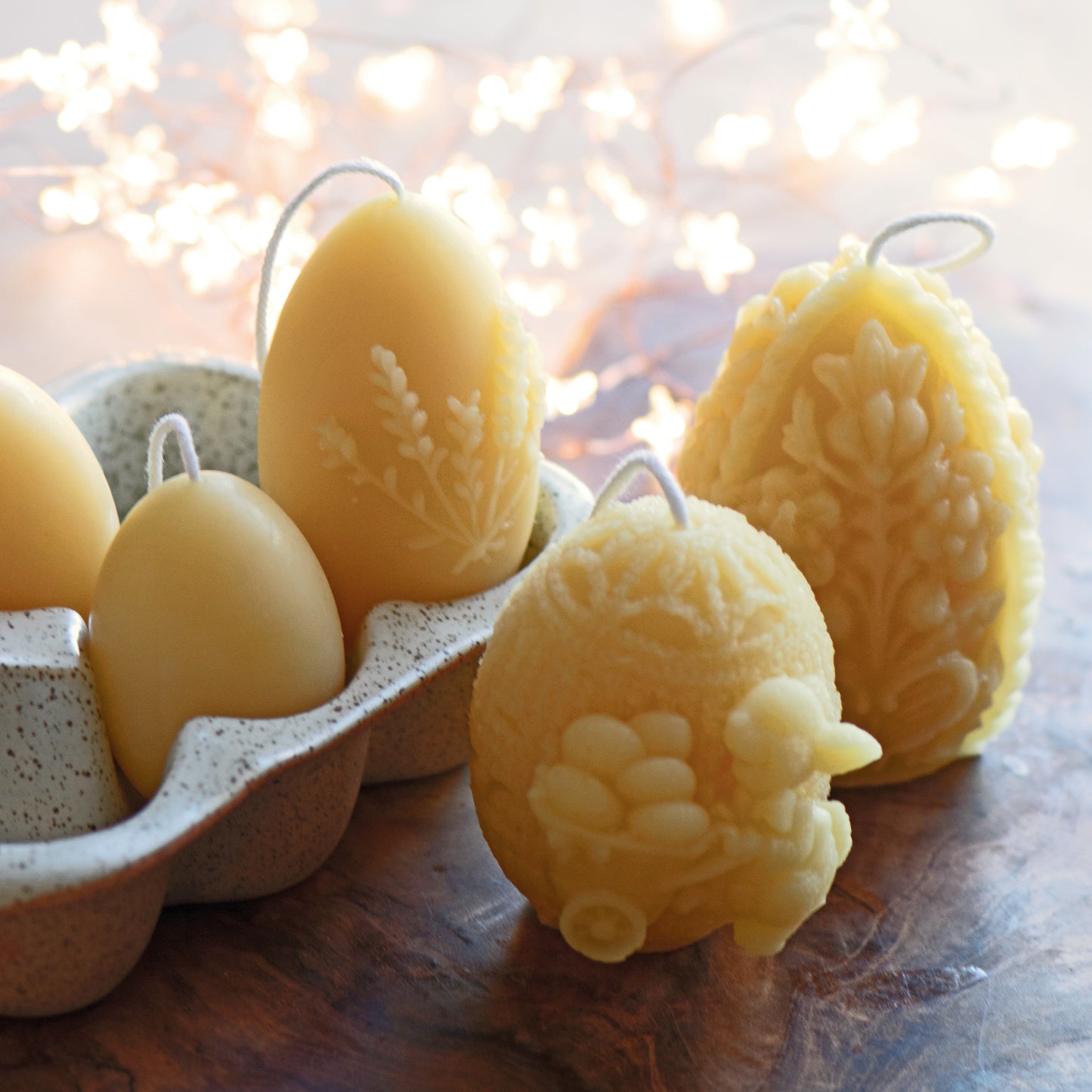 Hoppity Bunny Egg - Pure Beeswax Candle