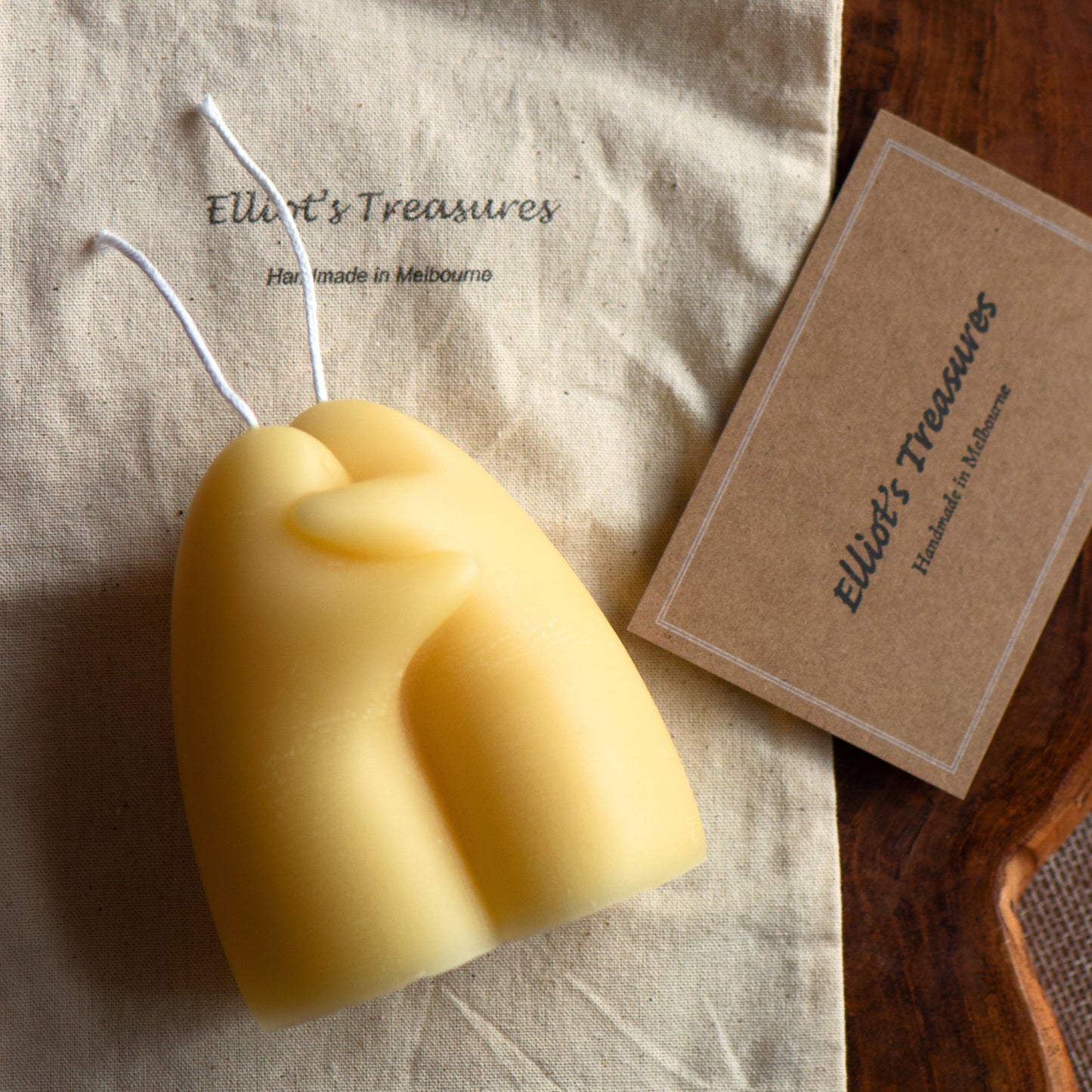 Big Hug - Pure Beeswax Candle