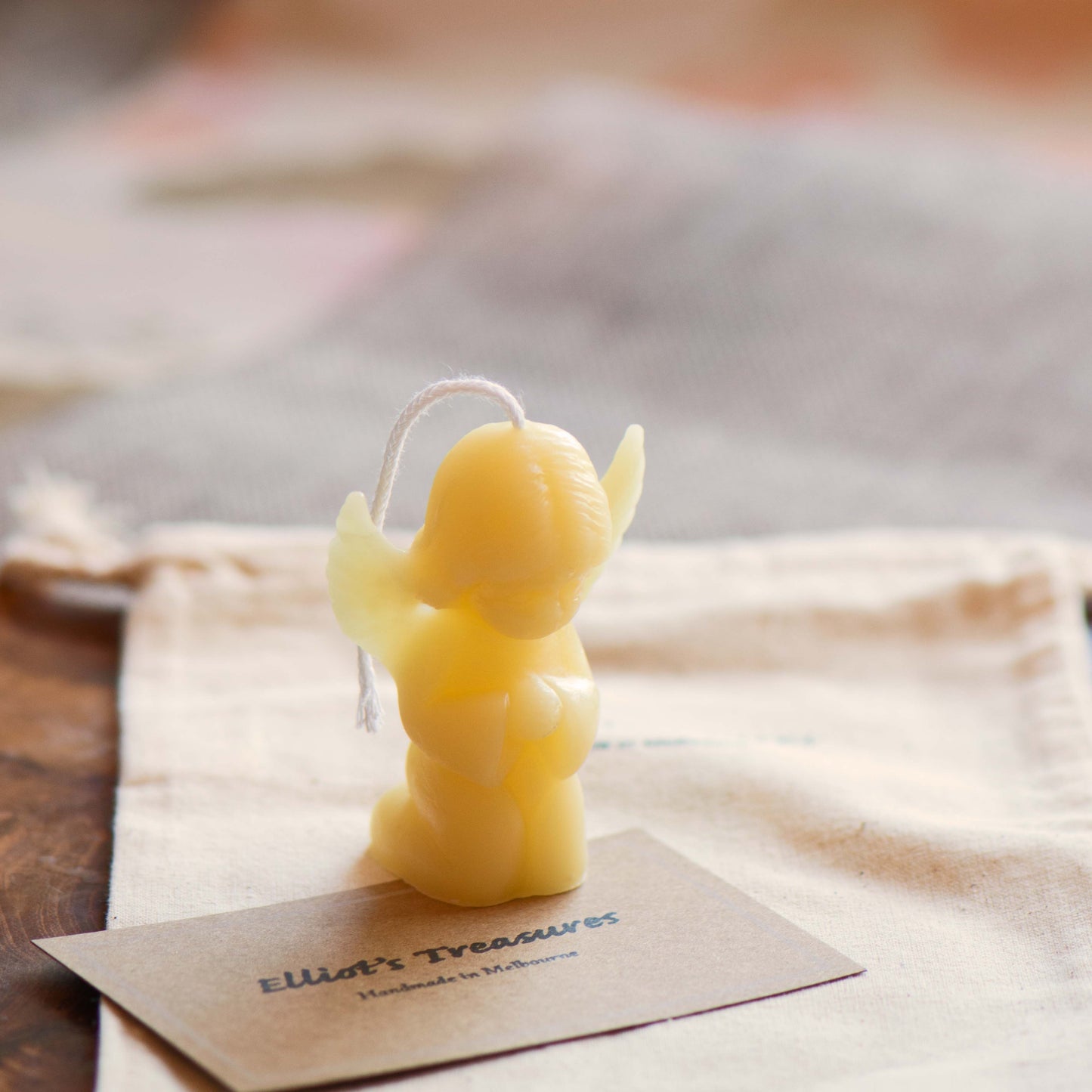 Little Angel Beeswax Candle