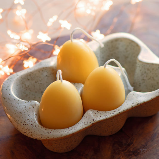 Little Egg - Pure Beeswax Candle