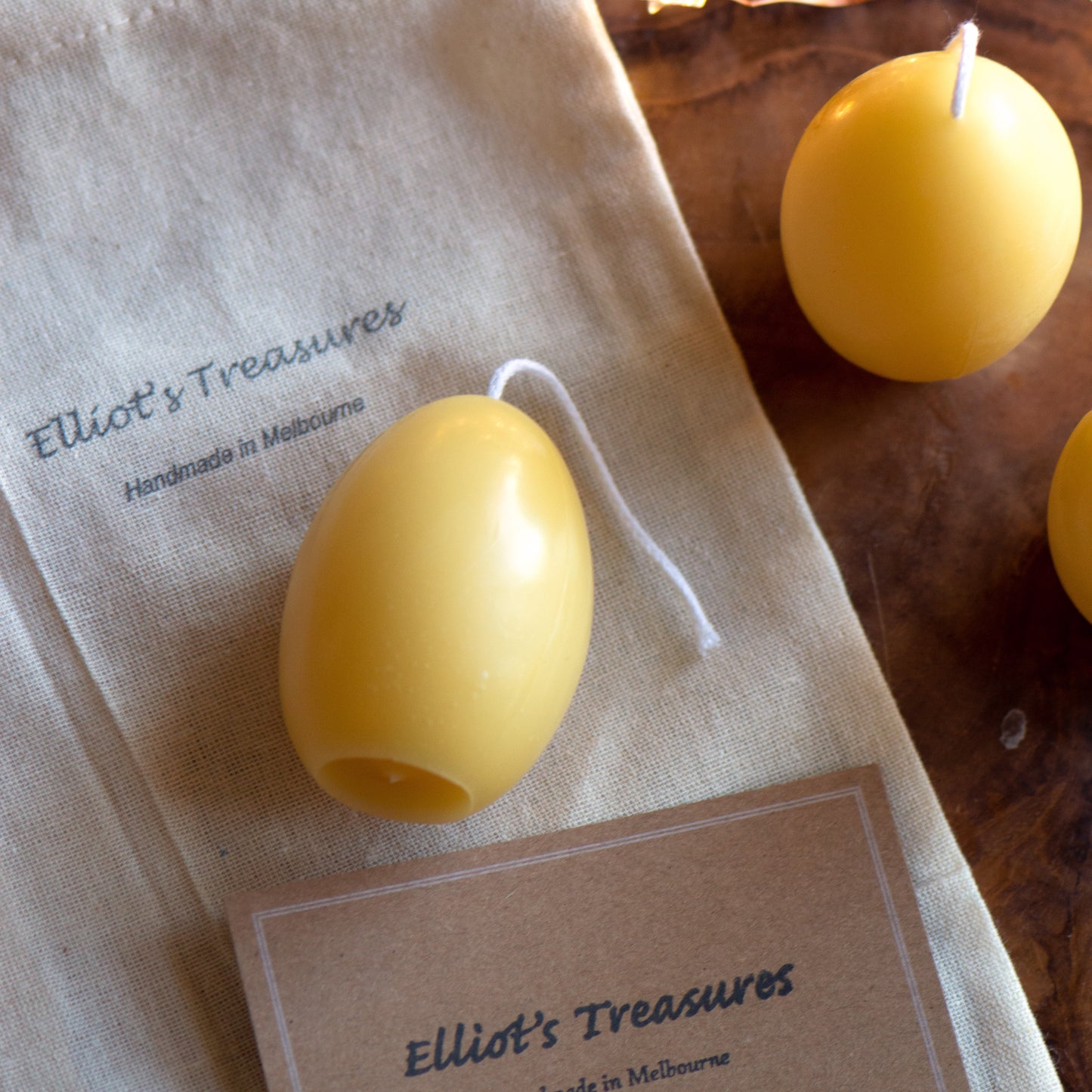 Little Egg - Pure Beeswax Candle