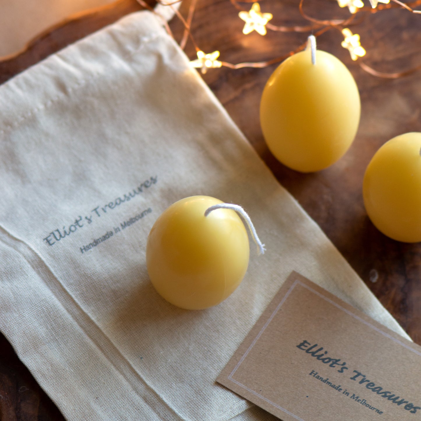 Little Egg - Pure Beeswax Candle