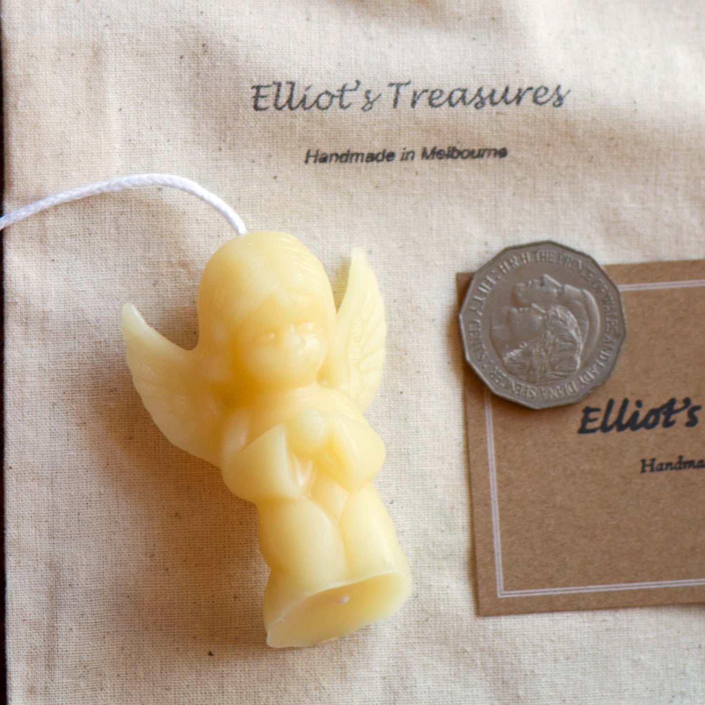 Little Angel Beeswax Candle