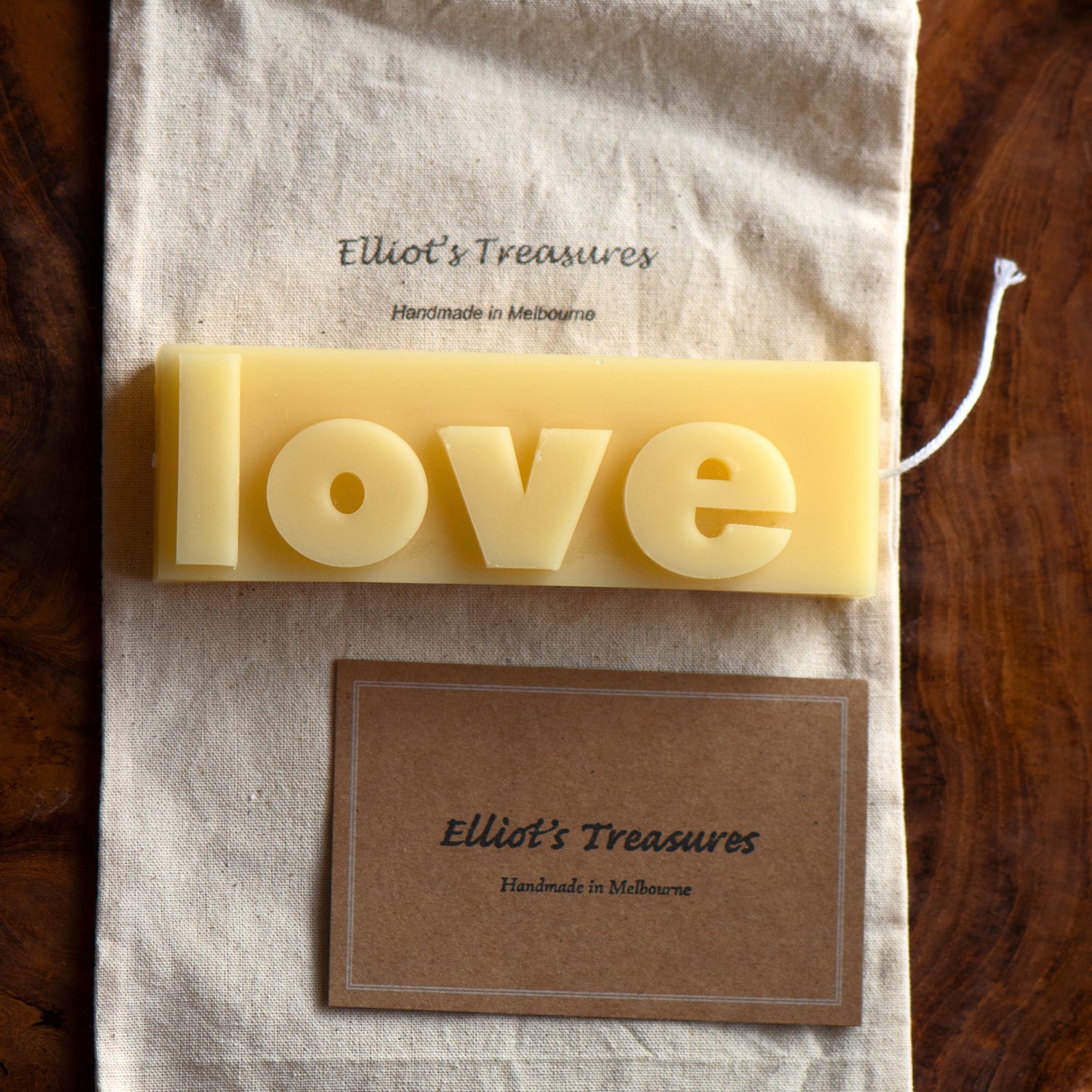 Love - Affirmation Beeswax Candle