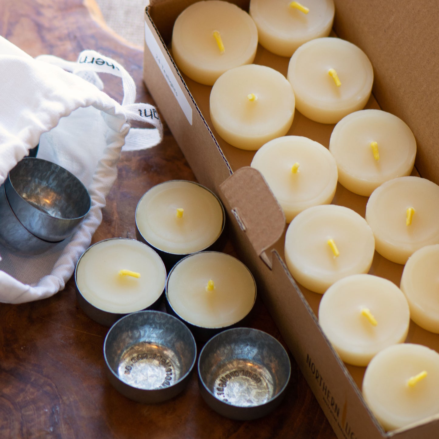 Reusable Tealight Tins by Northern Light