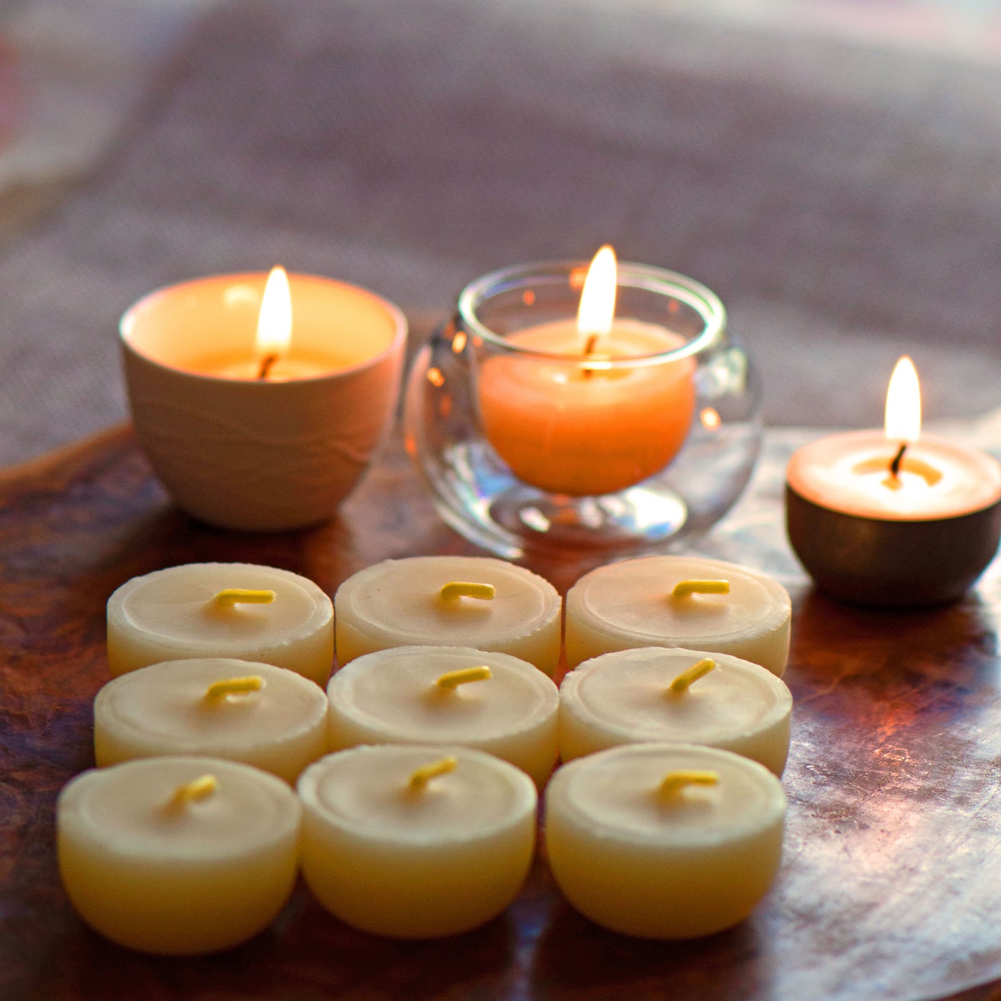 Northern Light beeswax tealight refills