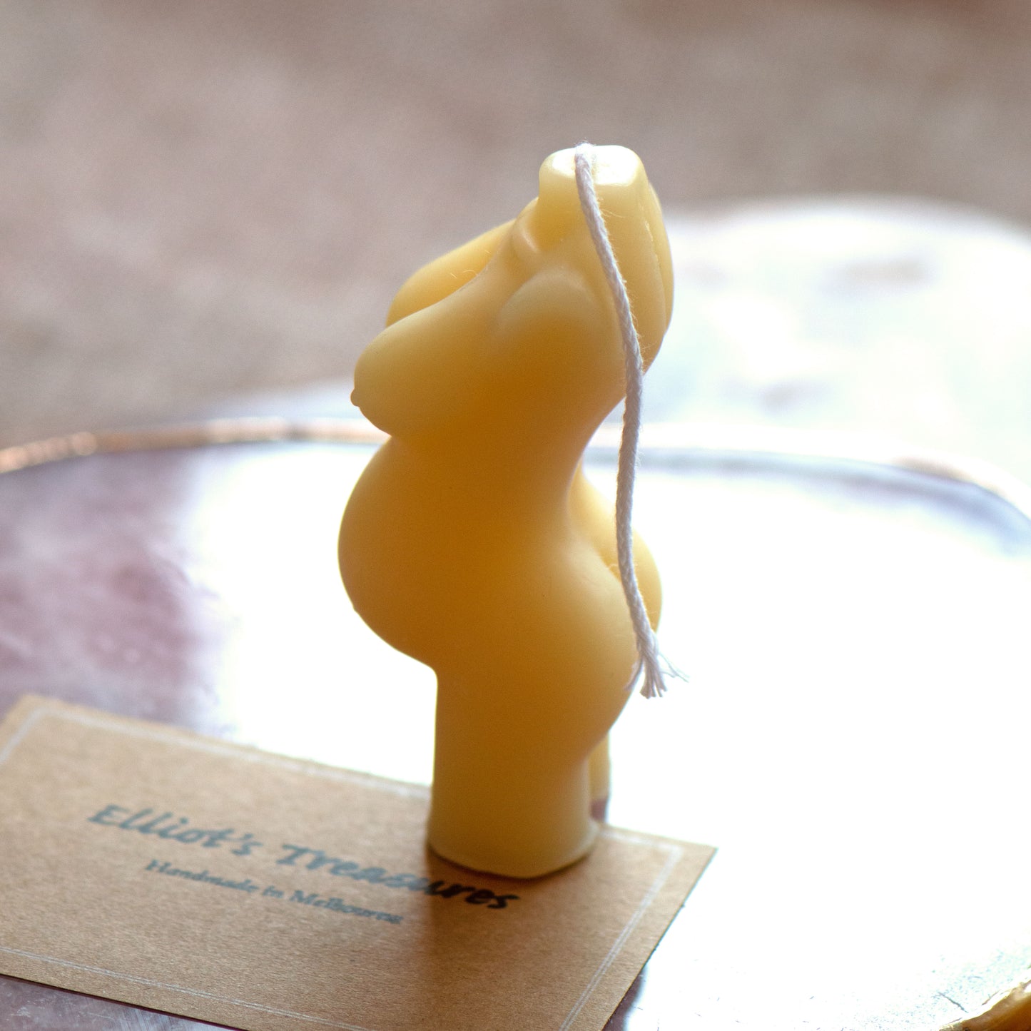 Pregnant Body Beeswax Candle