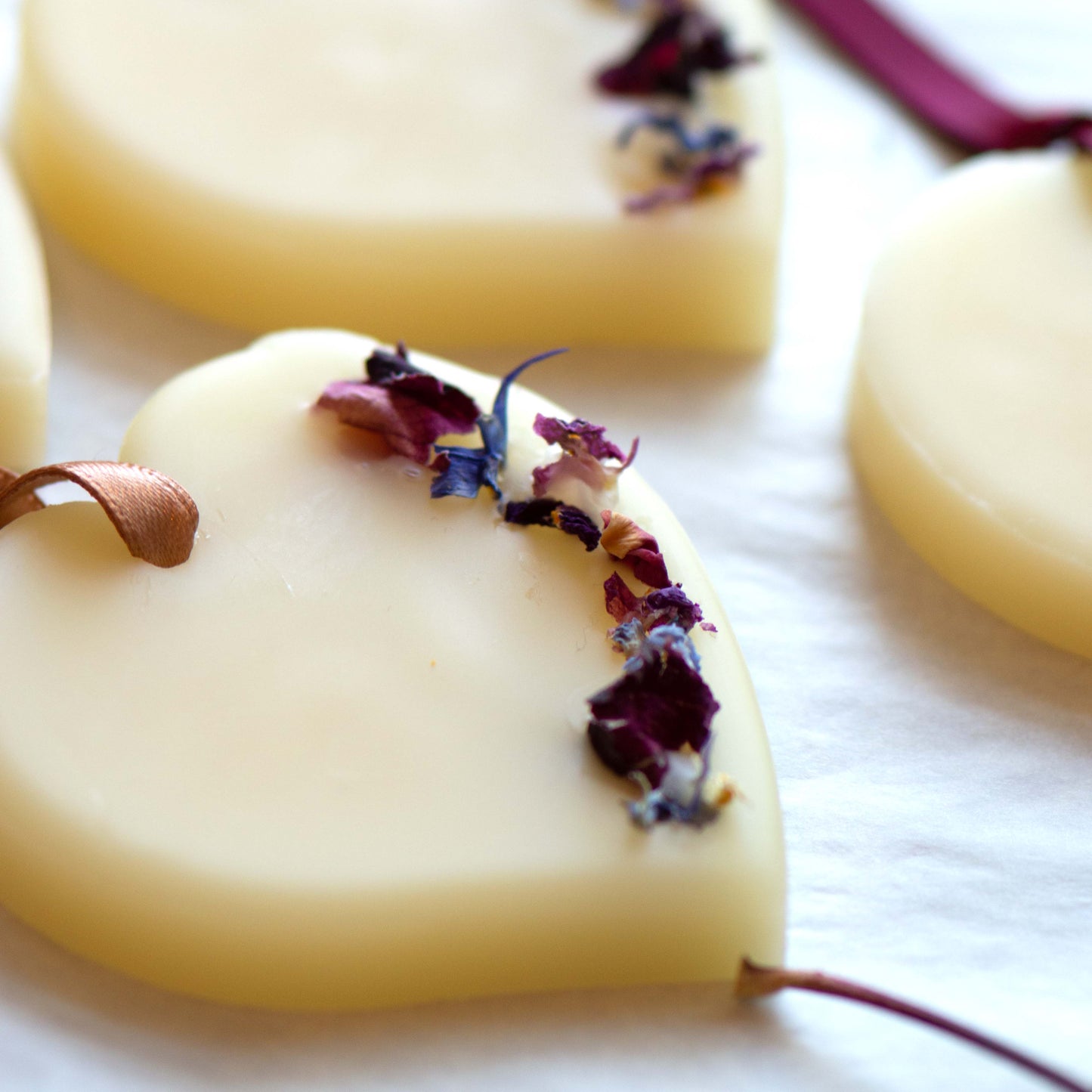 Scented Beeswax Hearts