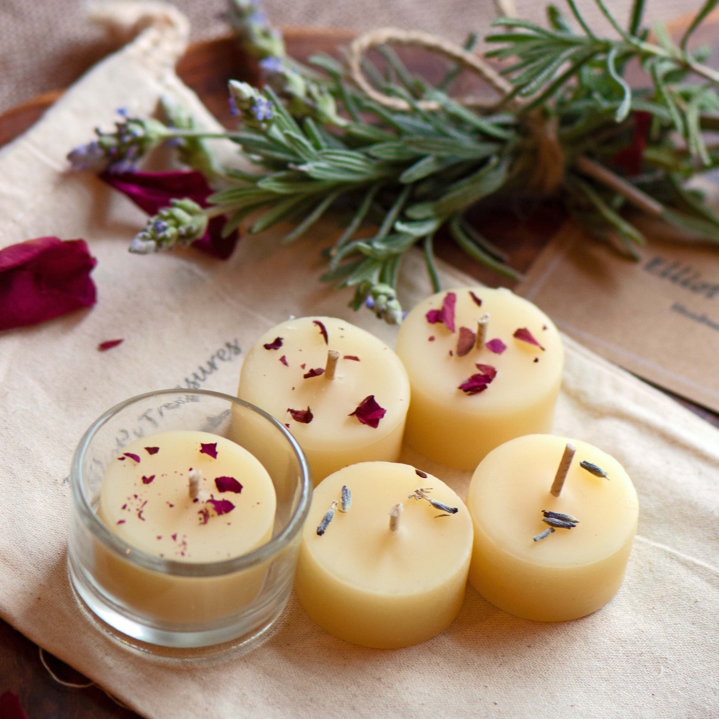 Scented Beeswax Tealights Gift Set