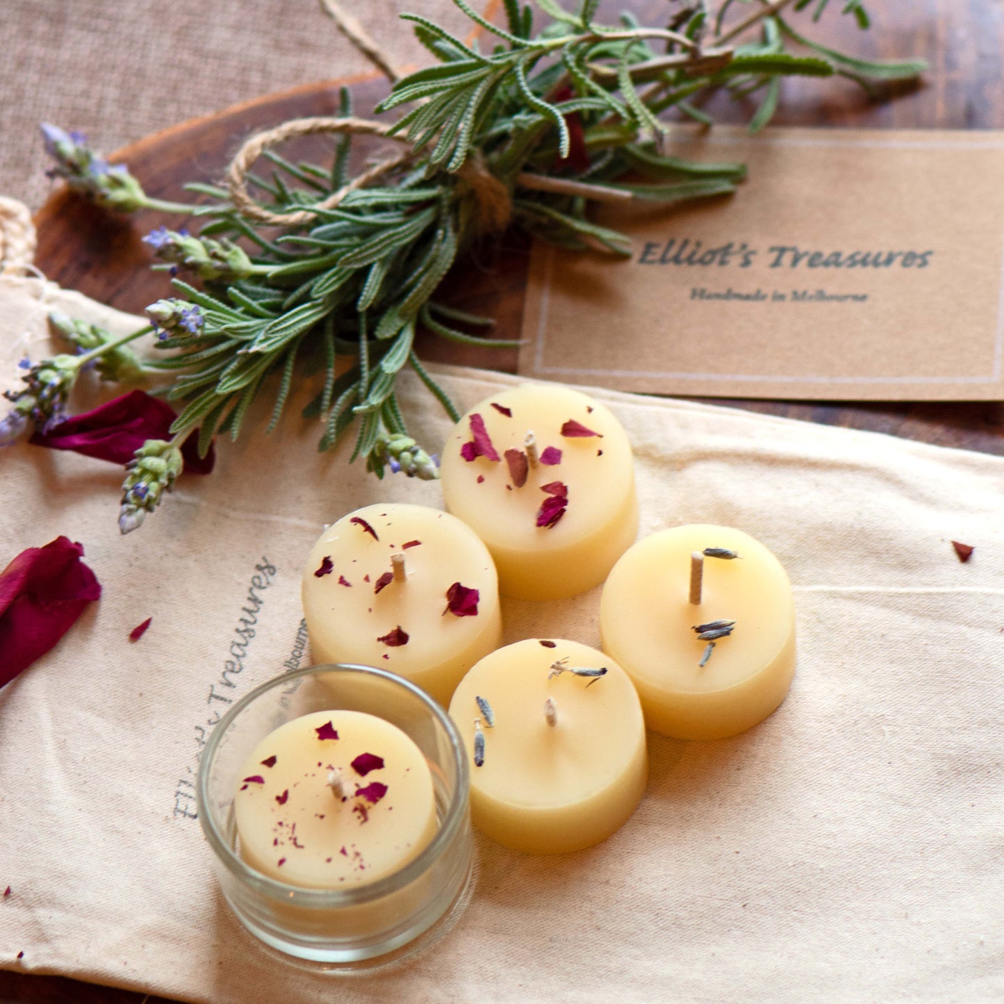 Scented Beeswax Tealights Gift Set