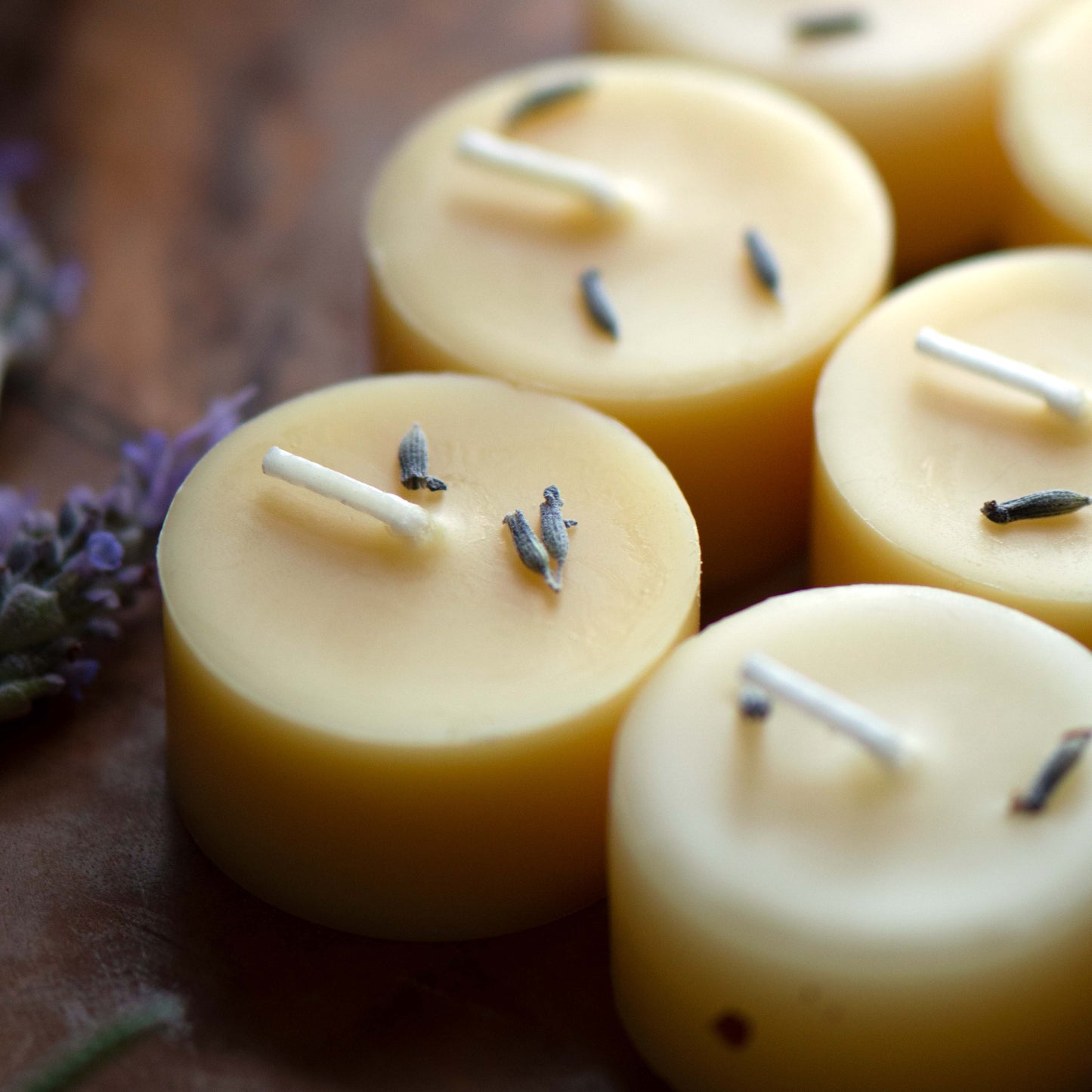 Scented Beeswax Tealight Refills - Pack of 4