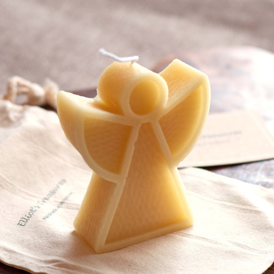 Snow Angel Beeswax Candle