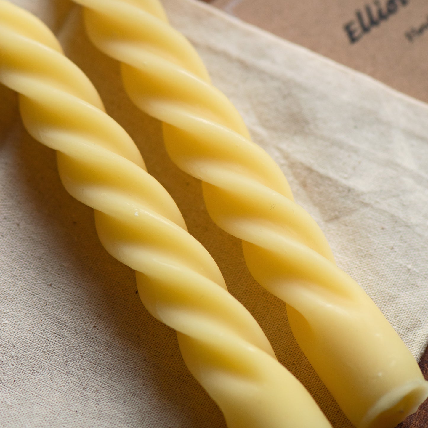 Spiral Tapers Beeswax Candles