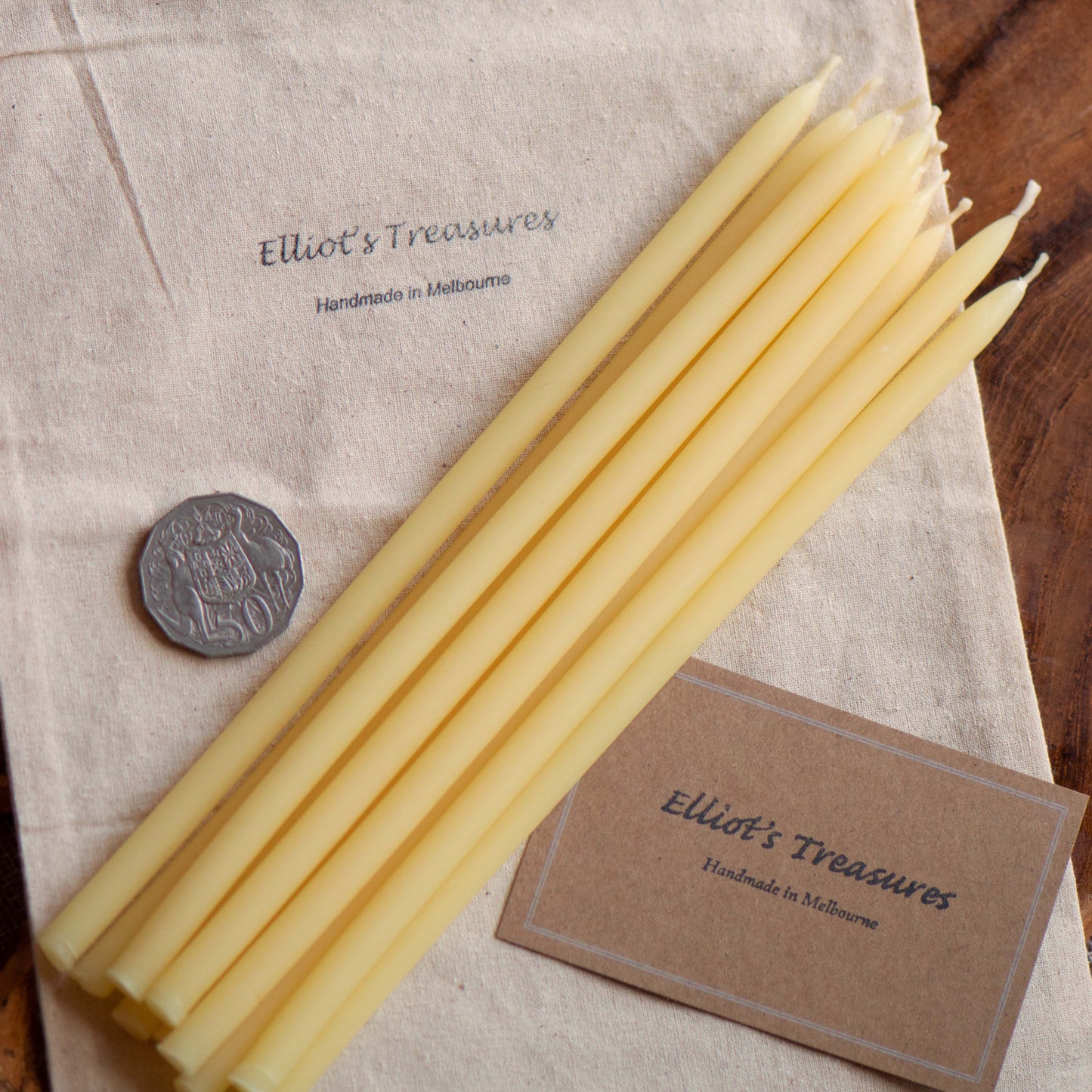 Extra Tall Beeswax Birthday Candles