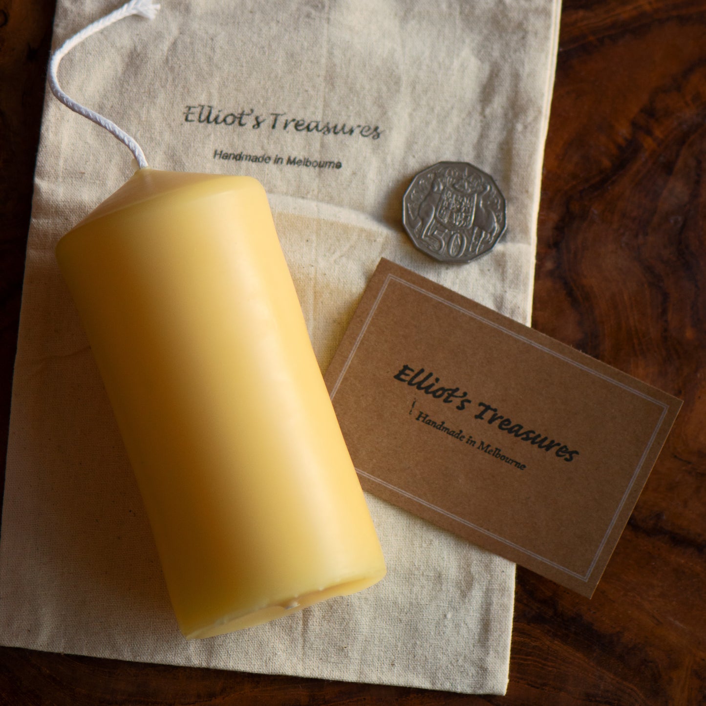 Writer's Candle - Pure Beeswax Candles