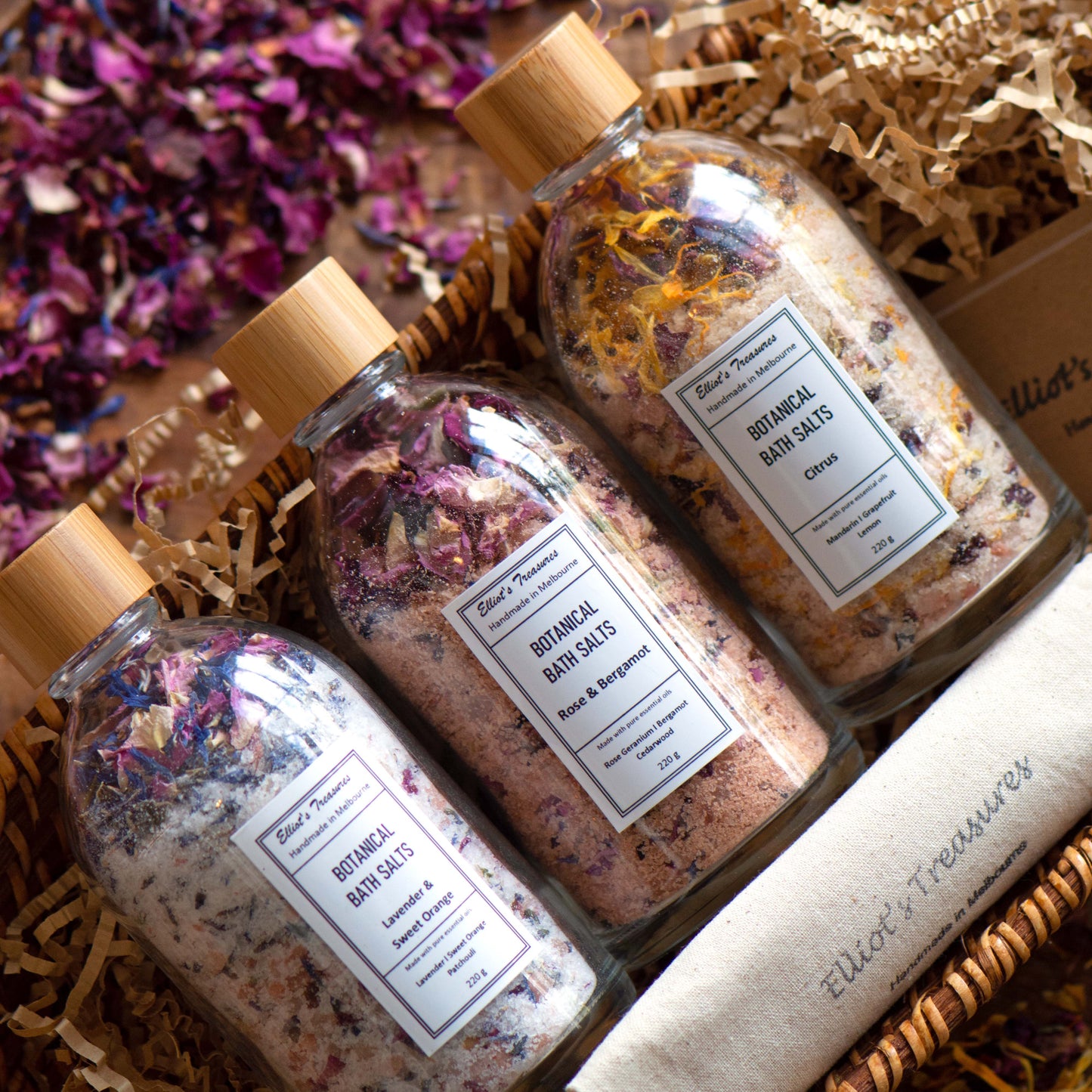 Botanical Bath Salts - 220g Bottle