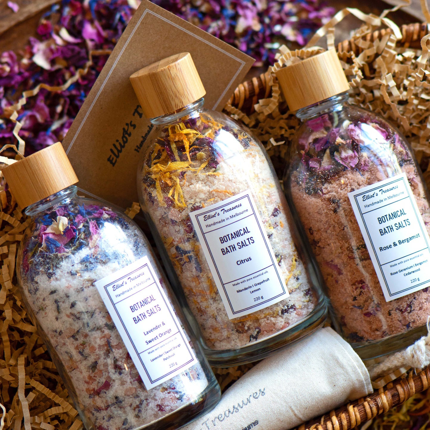 Botanical Bath Salts - 220g Bottle