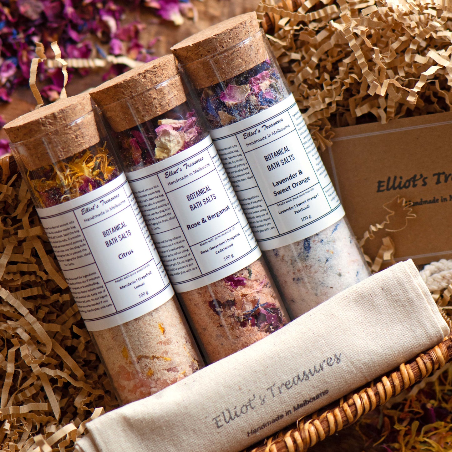 Botanical Bath Salts - 100g Tube