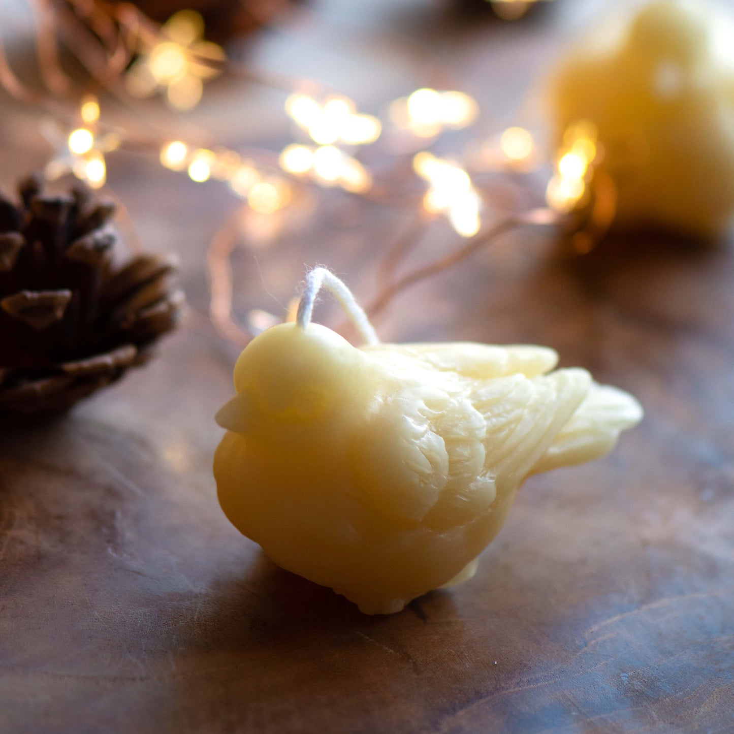 A Lovely Bird Beeswax Candle