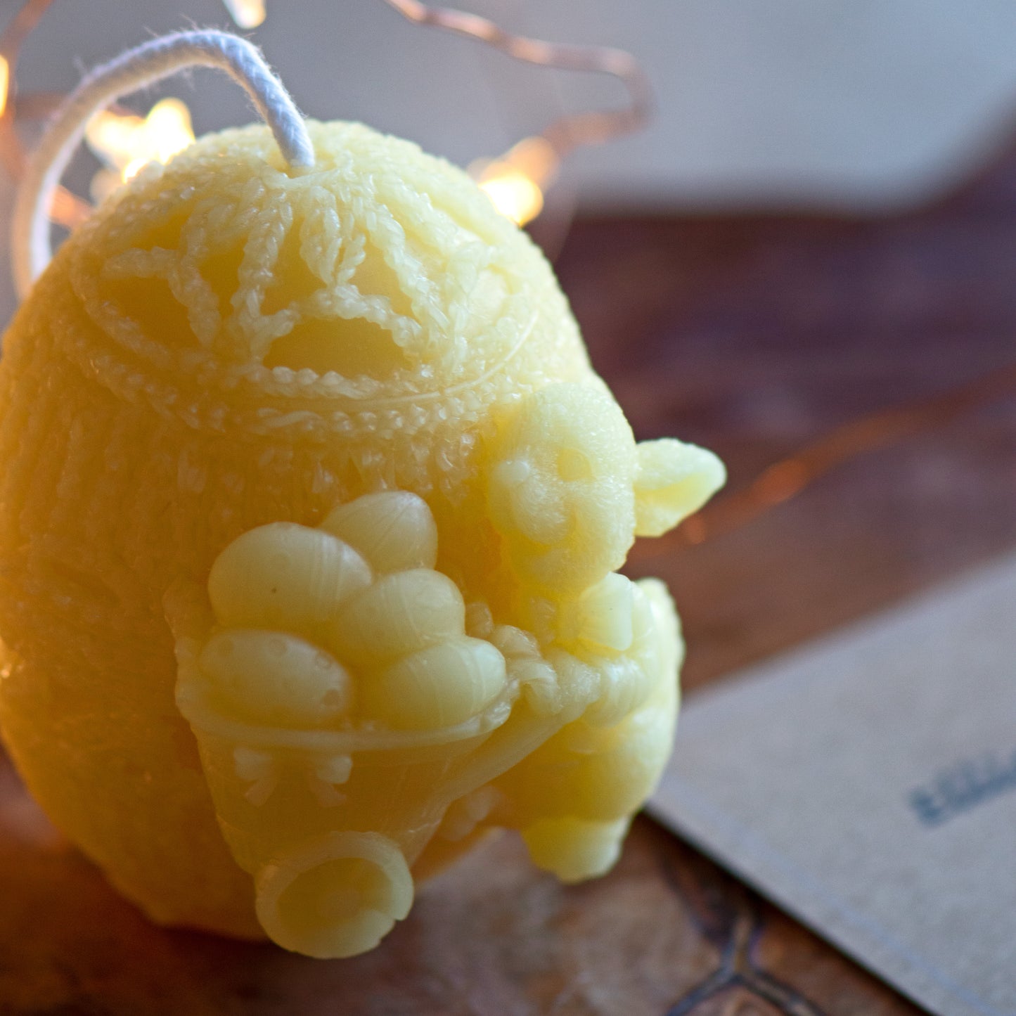 Hoppity Bunny Egg - Pure Beeswax Candle