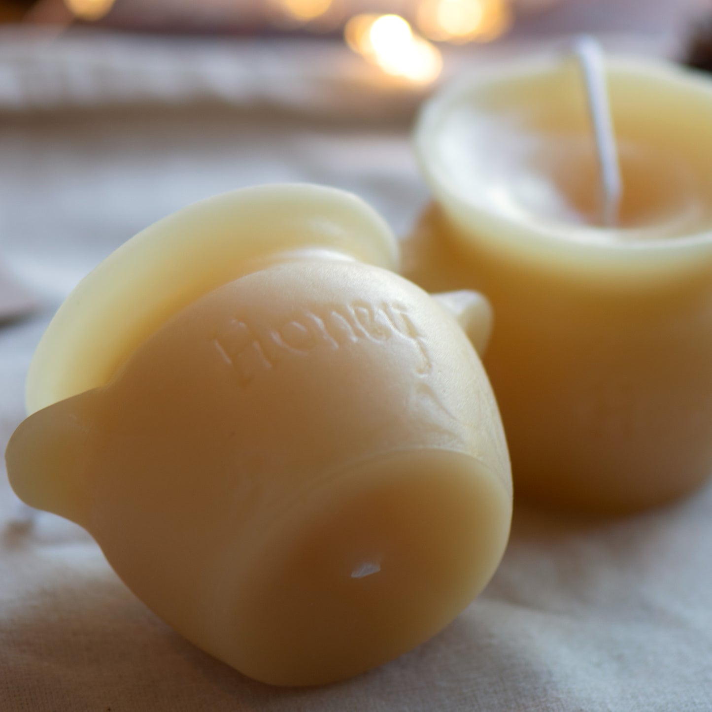 Honey Pot Beeswax Candle