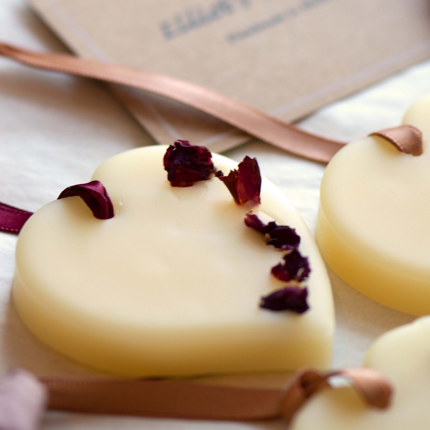 Scented Beeswax Hearts